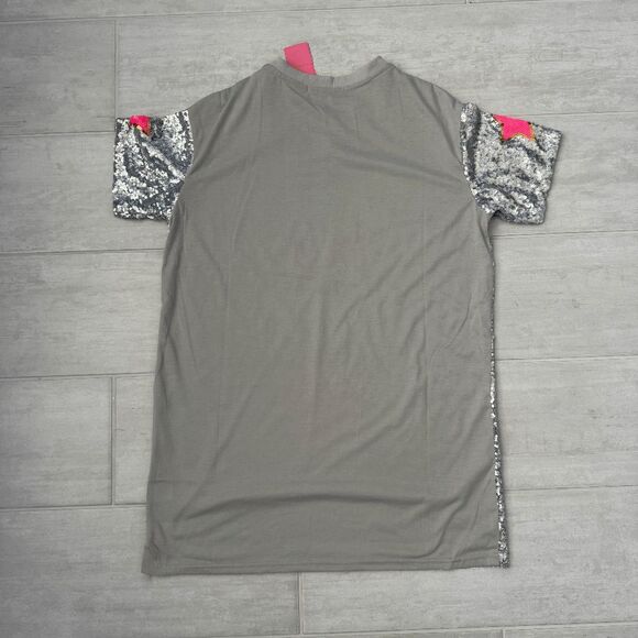 Simply Southern Silver Sequin Santa Dress - Picture 4 of 8